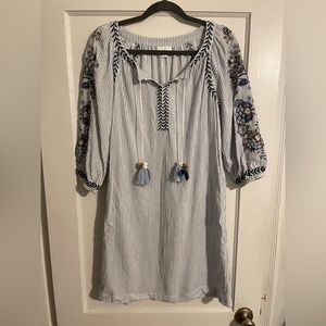 Multicolor Embroidered J Jill Dress